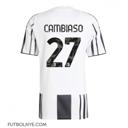 Camiseta Juventus Andrea Cambiaso #27 Primera Equipación 2025-26 manga corta